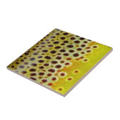 Carreau Truite Brown par PatternWear© (Côté)