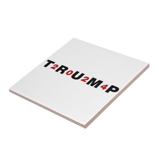 Carreau Trump 2024 Rouge (Côté)