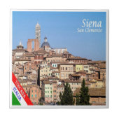 Carreau TSC038 SIENA View San Clememte, Toscane, (Devant)