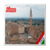 Carreau TSC040 SIENA, Vue aérienne, Toscane, (Devant)