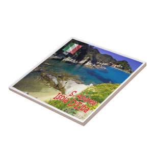 Carreau TSC069 ELBA ISLAND Sant'Andrea, Toscane,