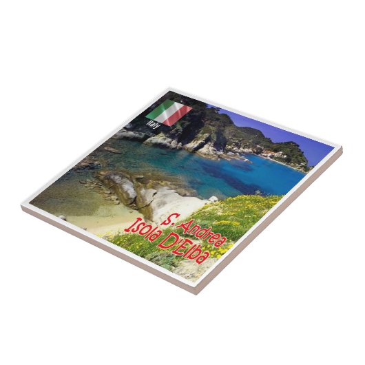 Carreau TSC069 ELBA ISLAND Sant'Andrea, Toscane, (Côté)