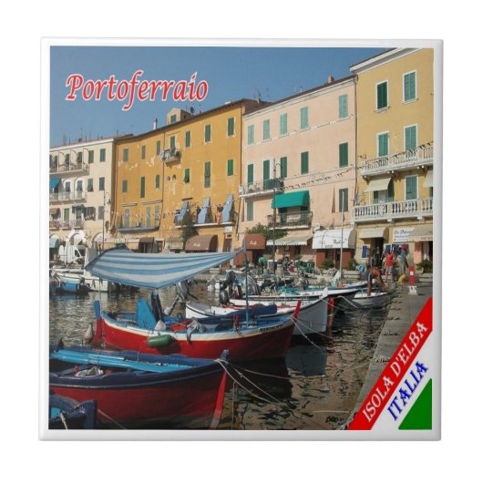 Carreau TSC074 PORTOFERRAIO ELBA Island, Toscane, (Devant)