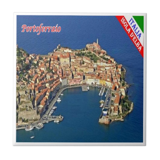 Carreau TSC076 PORTOFERRAIO ELBA Island, Toscane, (Devant)
