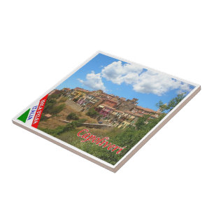 Carreau TSC084 CAPOLIVERI, île ELBA, Toscane,