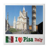 Carreau TSC098 PISA I Love, Piazza Duomo, Toscane (Devant)