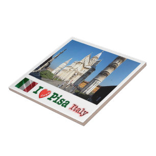 Carreau TSC098 PISA I Love, Piazza Duomo, Toscane