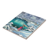 Carreau Tsuchiya Koitsu - Neige de printemps à Maruyama (Côté)