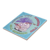 Carreau Tu me manques face tile (Côté)