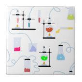 Carreau Tubes d'essai en chimie et science du laboratoire (Devant)