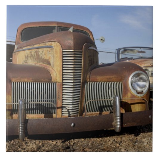 Carreau Tucumcari, Nouveau Mexique, Etats-Unis. Itinéraire (Devant)