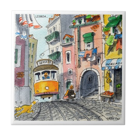 Carreau tuile 03 de Lisbonne (Devant)