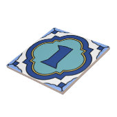 Carreau Tuile 1 d'adresse de nombre d'île de Catalina (Côté)