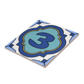 Carreau Tuile 3 d'adresse de nombre d'île de Catalina (Côté)