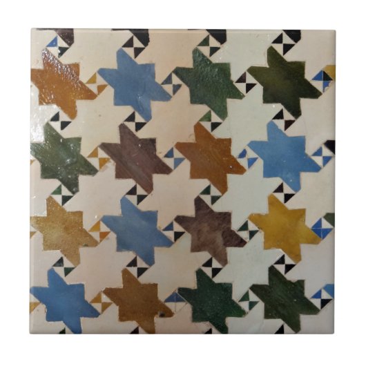 Carreau Tuile #5 de mur d'Alhambra (Devant)