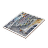 Carreau tuile Alfama2 de Lisbonne (Côté)