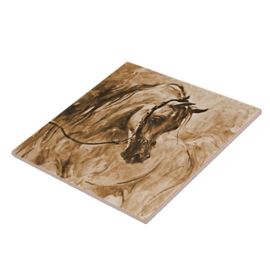 Carreau Tuile Arabe de cheval (Côté)