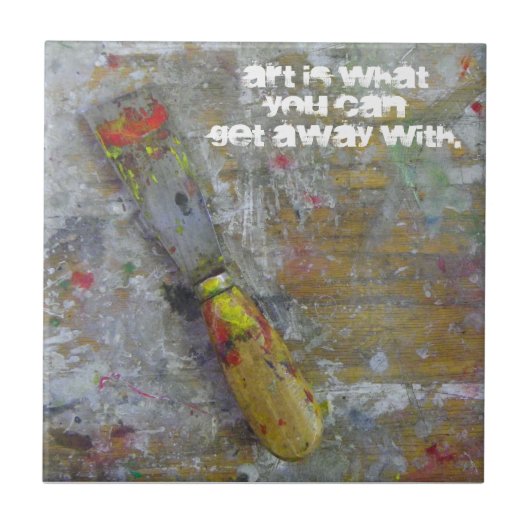 Carreau Tuile artistique funky ! (Devant)