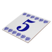 Carreau Tuile atomique de numéro de maison (Côté)