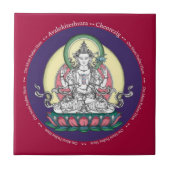 Carreau Tuile - Avalokiteshvara (Tib : Compassion de (Devant)