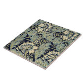 Carreau Tuile avec la conception de tissu d'anémone de (Côté)