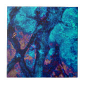 Carreau Tuile bleue d'or (Devant)