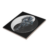 Carreau Tuile chinoise de dragon de Yin Yang (Côté)