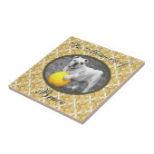 Carreau Tuile commémorative pour le chien (Côté)