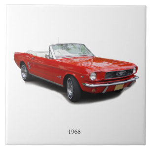 Carreau Tuile convertible rouge 1966