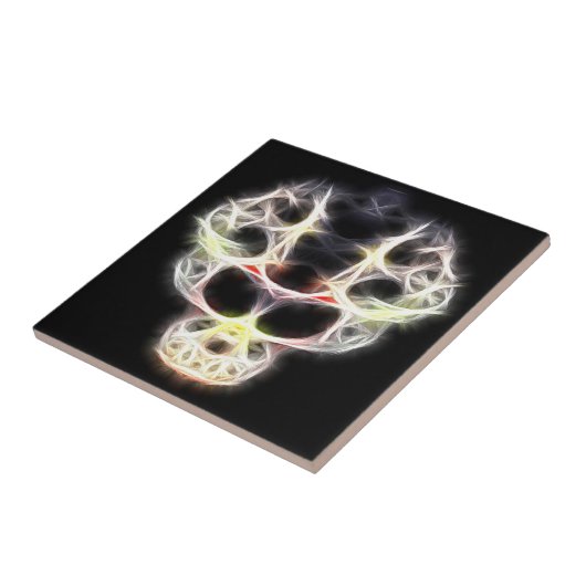 Carreau Tuile crâne fragmentée (Côté)