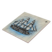 Carreau Tuile d'accentuation de la voile (Côté)