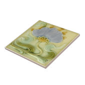 Carreau Tuile d'antiquité de reproduction de Nouveau de (Côté)