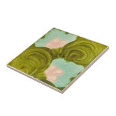 Carreau Tuile d'antiquité de reproduction de Nouveau de (Côté)