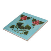 Carreau Tuile d'antiquité de reproduction de Nouveau de (Côté)