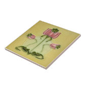 Carreau Tuile d'antiquité de reproduction de Nouveau de (Côté)