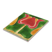 Carreau Tuile d'antiquité de reproduction de Nouveau de (Côté)