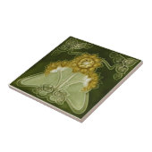 Carreau Tuile d'antiquité de reproduction de Nouveau de (Côté)