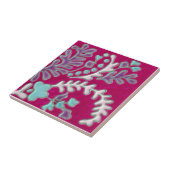 Carreau Tuile d'antiquité de reproduction de Paisley de (Côté)