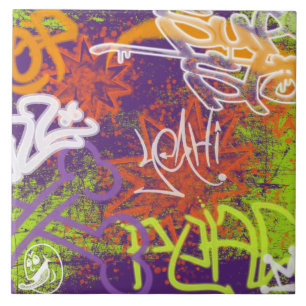 Carreau Tuile d'art de graffiti