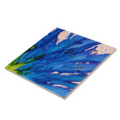 Carreau Tuile d'art de safre (Côté)