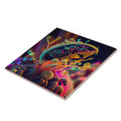 Carreau Tuile d'art microscopique (Côté)