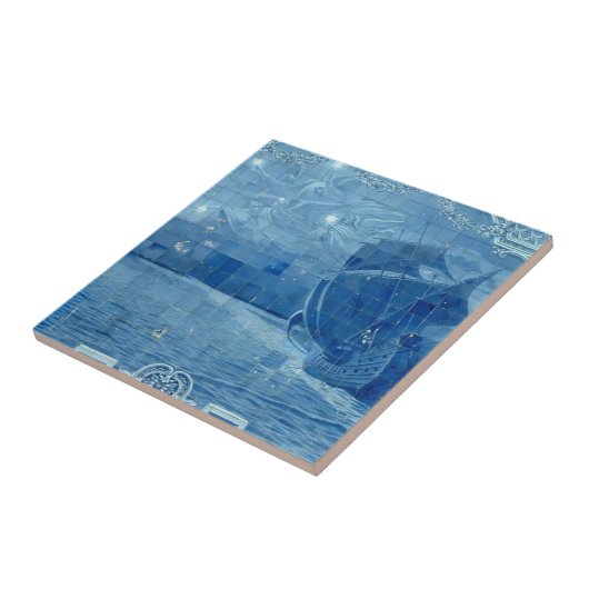 Carreau Tuile d'Azulejo (Côté)