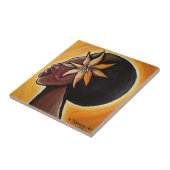 Carreau Tuile de bois d'ébène (Côté)