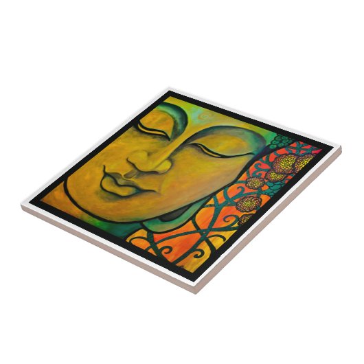 Carreau tuile de Bouddha (Côté)