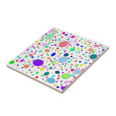 Carreau Tuile de bulles colorées (Côté)