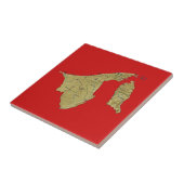 Carreau Tuile de carte de Brunei (Côté)