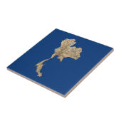 Carreau Tuile de carte de la Thaïlande (Côté)