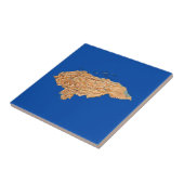 Carreau Tuile de carte du Honduras (Côté)