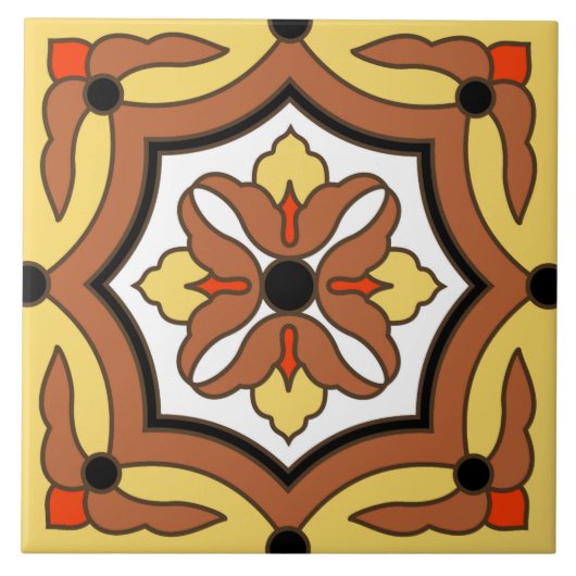 Carreau Tuile de Catalina Island Wrigley des années 1930 V (Devant)