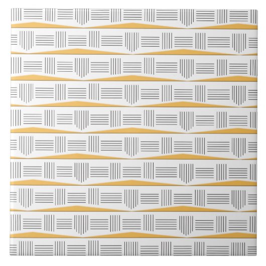 Carreau Tuile de céramique Art déco Urban Sunrise (Devant)